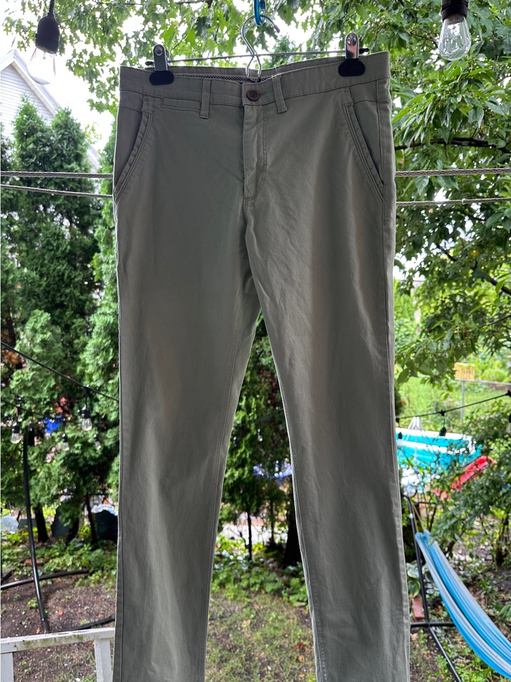 Women’s Olive Chino Pants